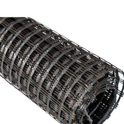 화이트 폴리에스터 유니아시얼 지오그리드 PVC 코팅 30kn/M-1000kn/M 중국 디자인