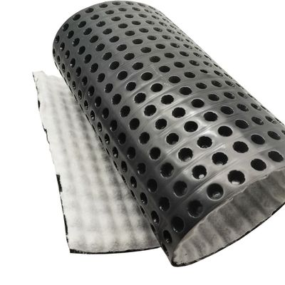 8mm 높이의 HDPE PP 직무가 아닌 복합 덩어리 배수판 / 배수판