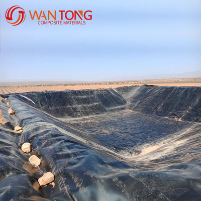 HDPE LDPE LLDPE PVC 지오 림프 라인어 덩어리 인도네시아의 물고기 새우 탱크
