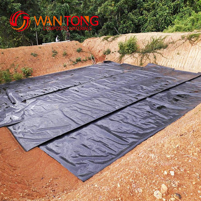 GB/ASTM GRI-GM13 표준 검은색 HDPE 지오임브란 수족관 라인어