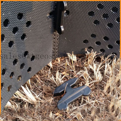 지오셀로 자갈을 안정화 330mm-1000mm 용접 거리와 텍스처 표면