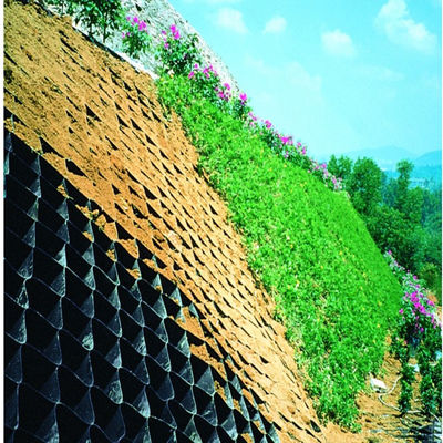 질감 부드러운 표면 100mm 높이의 HDPE 지오 셀