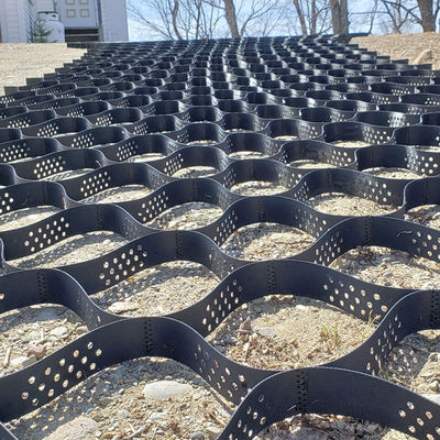 질감 부드러운 표면 100mm 높이의 HDPE 지오 셀
