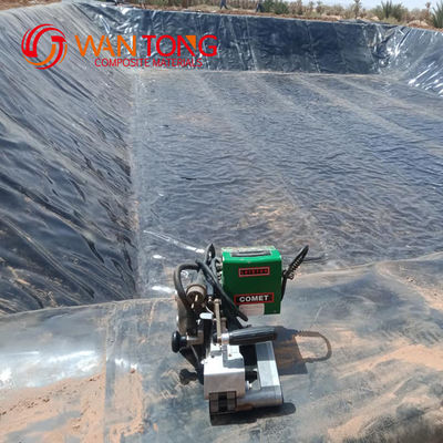 EPDM 지오 엠브레인 시트 0.5mm LLDPE HDPE 방수용 블루 펀드 라인