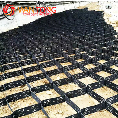50-200mm HDPE 지오셀로 신생 재료를 사용하여 도로 건설 침식 제어