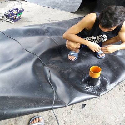 현대적 디자인 스타일의 수산물 재배용 지오 엠브란 원형 탱크