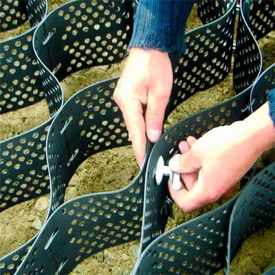 2m 너비 HDPE 지오 셀 토양 안정화 유지 벽 내구성 및 오래 지속