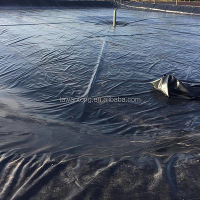 매끄러운 지오 멘브란 HDPE 덤 물고기 탱크 농업 연못 라인어 지오 멘브란 1mm 2mm