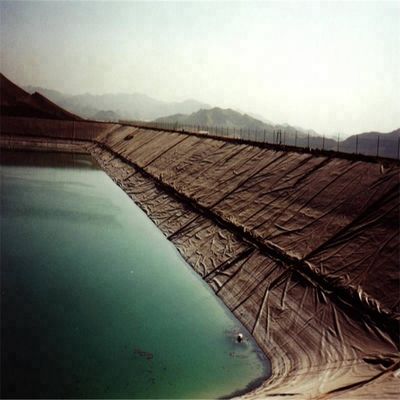 HDPE 지오 엠브레인 300 롤 물탱크 농장 연못 펌프용 플라스틱 라인어 너비 2m-8m 파란색