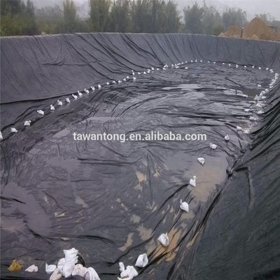 1mm 1.2mm 1.5mm HDPE 지질막 덩어리 또는 인공 호수 검은 녹색 파란색 흰색