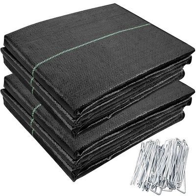 PP 120GSM 정원 풍경 잡초 관리용 직물 지오텍스틸 맞춤형 크기 1-6m 너비