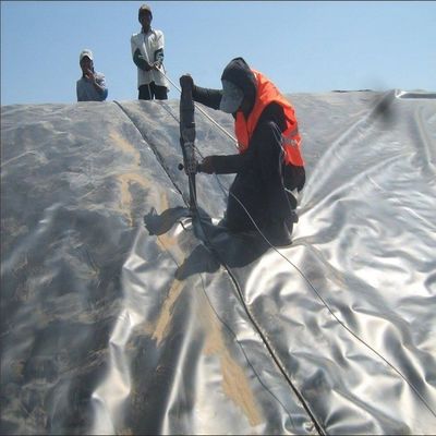 2m-8m 너비 농업 HDPE 지질막 고유연성을위한 생선 농장 연못 라인