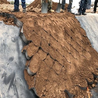 흰색 매끄러운 표면 HDPE 지오 셀