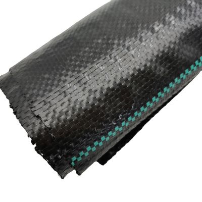 맞춤형 길이 130GSM 170GSM 검정 PP 직물 지오텍스틸 CE 인증