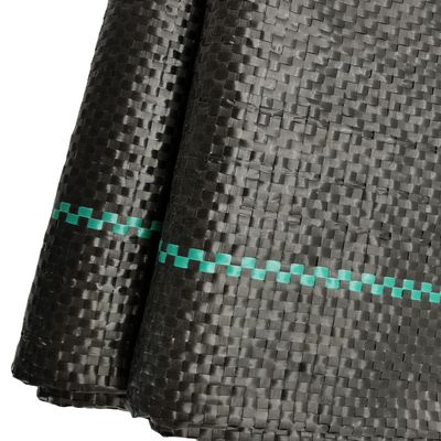 맞춤형 길이 130GSM 170GSM 검정 PP 직물 지오텍스틸 CE 인증