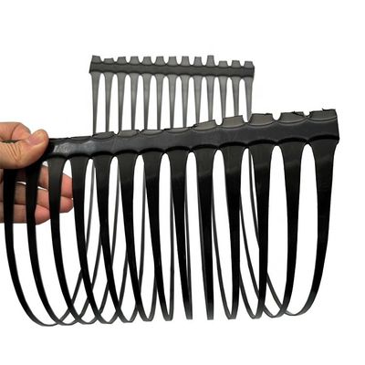 고강도 40kn/M HDPE 일축 플라스틱 지오 그리드 50m 롤 길이와 1m 너비