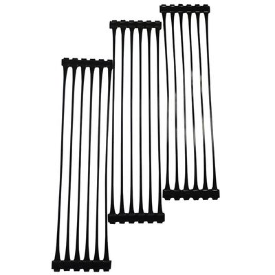 고강도 40kn/M HDPE 일축 플라스틱 지오 그리드 50m 롤 길이와 1m 너비
