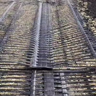 120KN HDPE 플라스틱 유니아시얼 지오 그리드 지오 합성 안정화 50m 롤 길이
