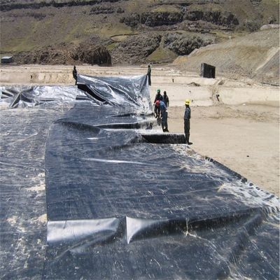 맞춤형 너비 100% 처녀 HDPE 생선 연못 라인러를위한 매끄러운 방수 방지 지오 엠브라인