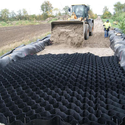 노르웨이 HDPE 지오셀 장벽 50mm-250mm 높이 CE ISO14001 ISO9001 인증