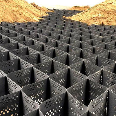 노르웨이 HDPE 지오셀 장벽 50mm-250mm 높이 CE ISO14001 ISO9001 인증