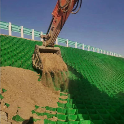 노르웨이 HDPE 지오셀 장벽 50mm-250mm 높이 CE ISO14001 ISO9001 인증