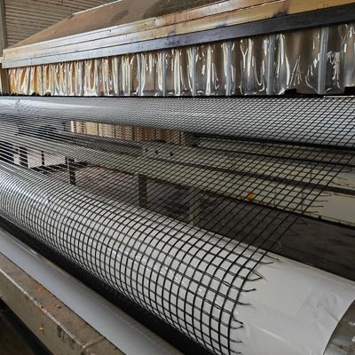 다재다능한 워크 넥팅 폴리에스터 지오그리드 250-50kn 철도 프로젝트