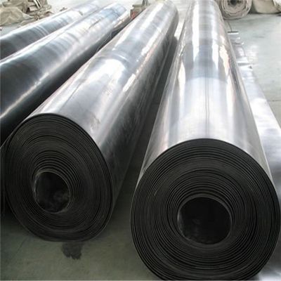 필리핀의 생선 새우 농장 플라스틱 연못 라인러용 검은 HDPE 지오 엠브란 0.75mm