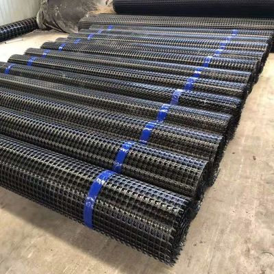 12.7*12.7mm 25.4*25.4mm MESH SIZE 고속도로 포장 강화용 양축 지오 그리드