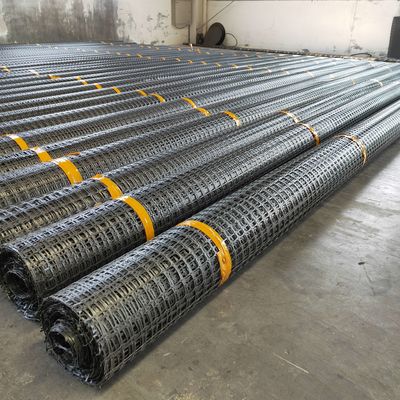 12.7*12.7mm 25.4*25.4mm MESH SIZE 고속도로 포장 강화용 양축 지오 그리드