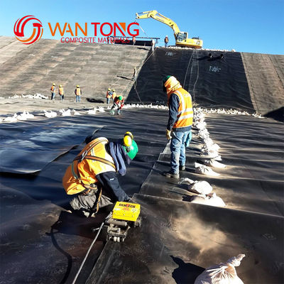 1mm 2mm 3mm 부드러운 표면 HDPE 방수 지오 엠브라인