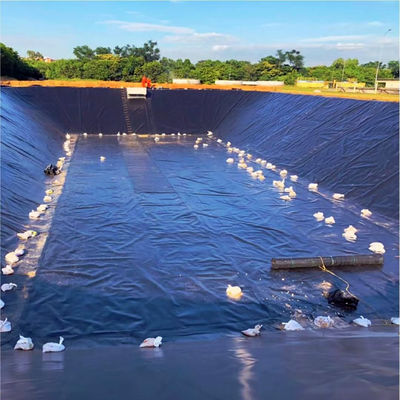 강화된 HDPE 지오 엠브라인 100% 처녀 HDPE LLDPE 원자재에 대한 호수 엠브라인 라인