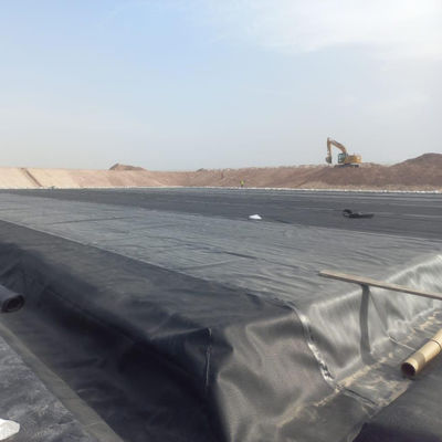 검은색 1mm HDPE 지질막 현대 디자인 스타일의 생선 농장 연못 라이너