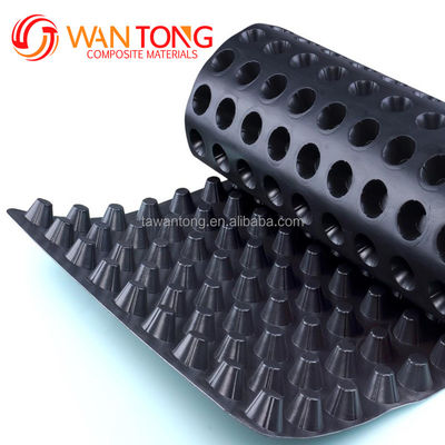 지하 주차 구조를 짓기 위한 8mm HDPE PP Virgin 재활용 배수판