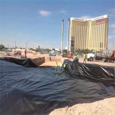 생선/삼촌 연못 라인어 0.2-4mm 두께 부드럽고 텍스처가 된 HDPE/LLDPE/LDPE 지오 엠브란스