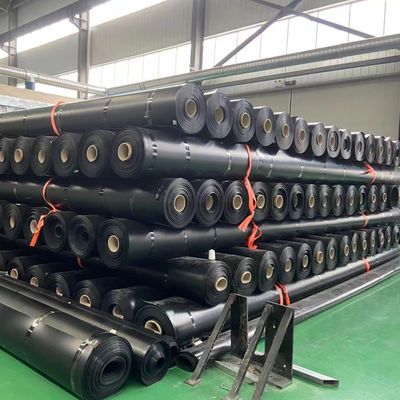 2m-8m 너비 HDPE 덤 라인어 1mm 지오 엠브레인 라인어 수산물 농장 판매