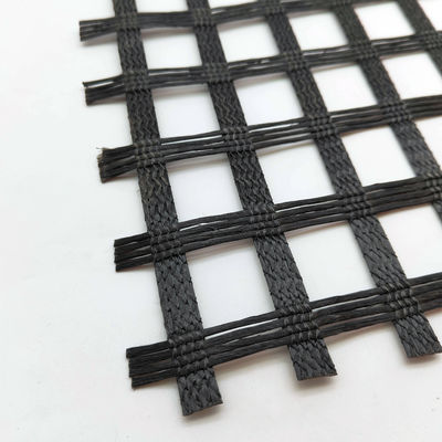 워크 넥티드 글래스 섬유 지오 그리드 0.2mm-4mm 두께의 양축 유리 섬유 지오 그리드