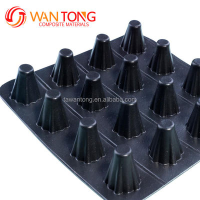 골프 코스 및 지붕 방수용 60mm 높이의 HDPE 덩굴 플라스틱 배수판