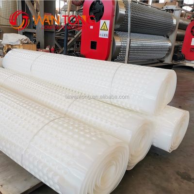 골프 코스 및 지붕 방수용 60mm 높이의 HDPE 덩굴 플라스틱 배수판
