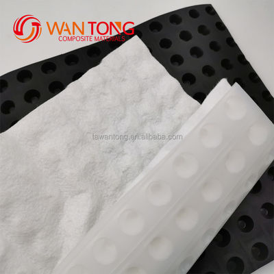 골프 코스 및 지붕 방수용 60mm 높이의 HDPE 덩굴 플라스틱 배수판