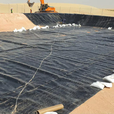 0.4mm 두께 현대 수영장 건설을 위한 HDPE 지질막 생선 농장 라이너
