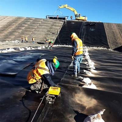 중국 디자인 스타일 수산업용 HDPE 지질막 어림 농장 덤비 쓰레기 매립 웅덩이 라인