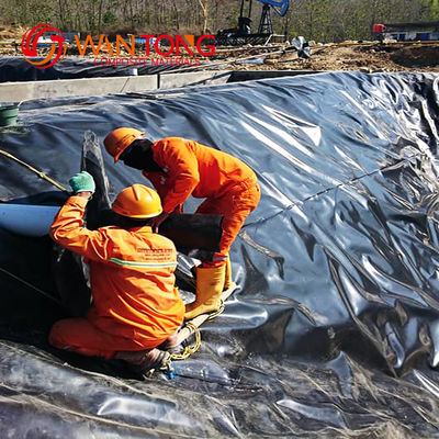 검은 HDPE 지오 림프로 물고기 덤 웅덩이 라인어 중국 디자인 스타일과 0.1-4mm