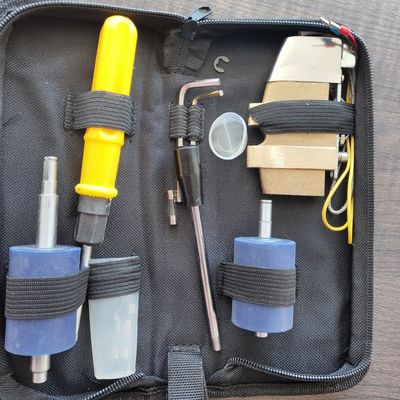 220V PE PVC EVA 지질막 용접 기계 1mm 두께 용접용 핫 윙 용접기