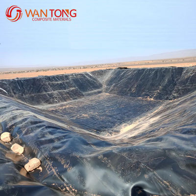 HDPE LDPE LLDPE PVC 지오 림프 라인어 덩어리 인도네시아의 물고기 새우 탱크