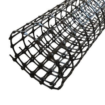 PP 3030KN 도로 건설 경사 보호용 양축 지오 그리드 12.7*12.7mm Mesh 크기