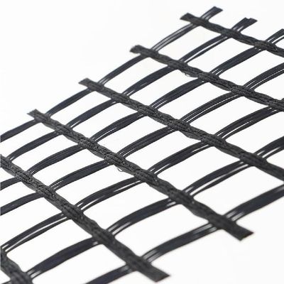 폴리에스터 양축 지오그리드 CE/ISO9001 인증 Mesh 크기 25mm*25mm의 선도