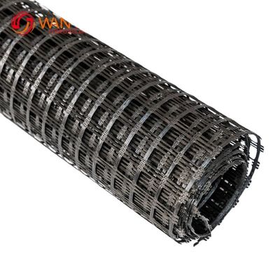 폴리에스터 양축 지오그리드 CE/ISO9001 인증 Mesh 크기 25mm*25mm의 선도