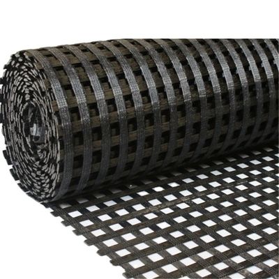 폴리에스터 양축 지오그리드 CE/ISO9001 인증 Mesh 크기 25mm*25mm의 선도