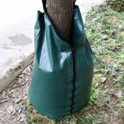다른 관개 3 팩 PE 나무 관개 봉지 75L UV 녹색 봉지